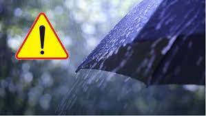 Ostrzeżenia meteorologiczne - Silny deszcz z burzami/1
